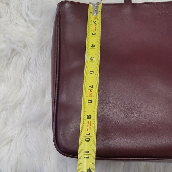 Nwot Furla Deep Burgundy Tote Bag - Picture 5 of 14
